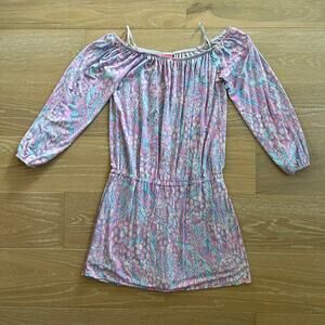 Lilly Pulitzer Lana Skort Romper Pink Sorbet High Altitude Medium